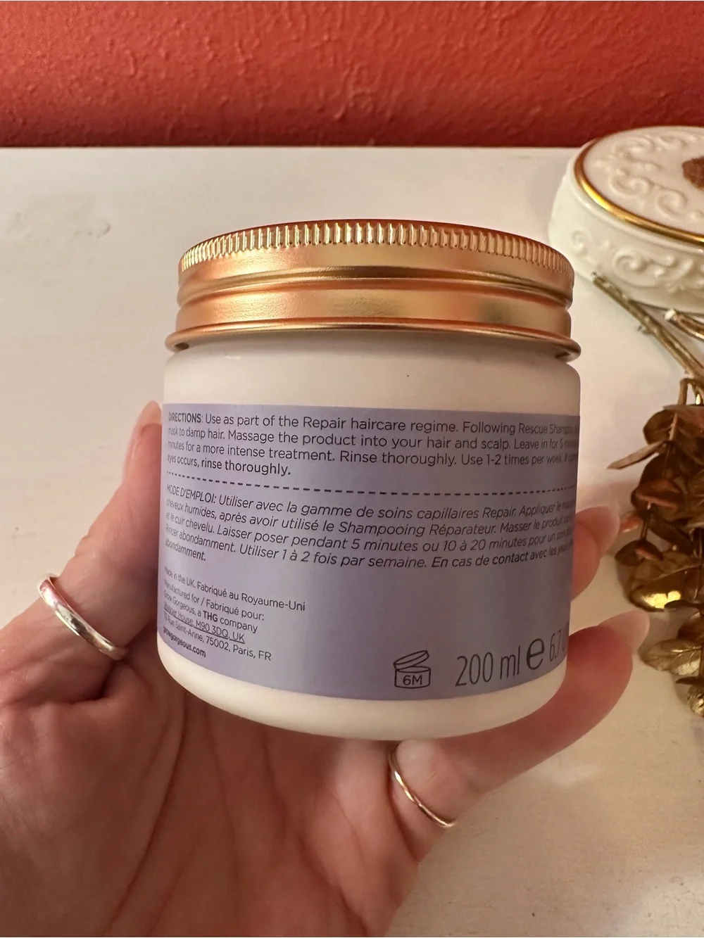 Repair Strengthening Hair & Scalp Mask - Pink
